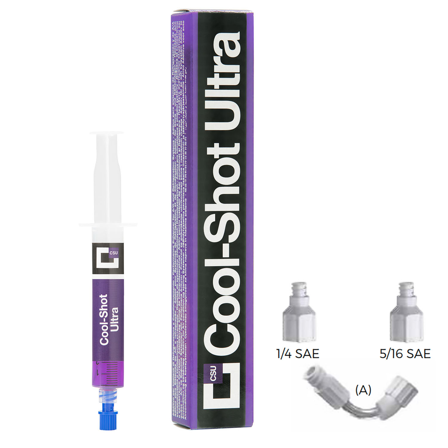 Performance Enhancer (with adapters 1/4 SAE + 5/16 SAE + flexible hose) - COOL SHOT ULTRA - Cartridge 6 ml - Package # 1 pc.