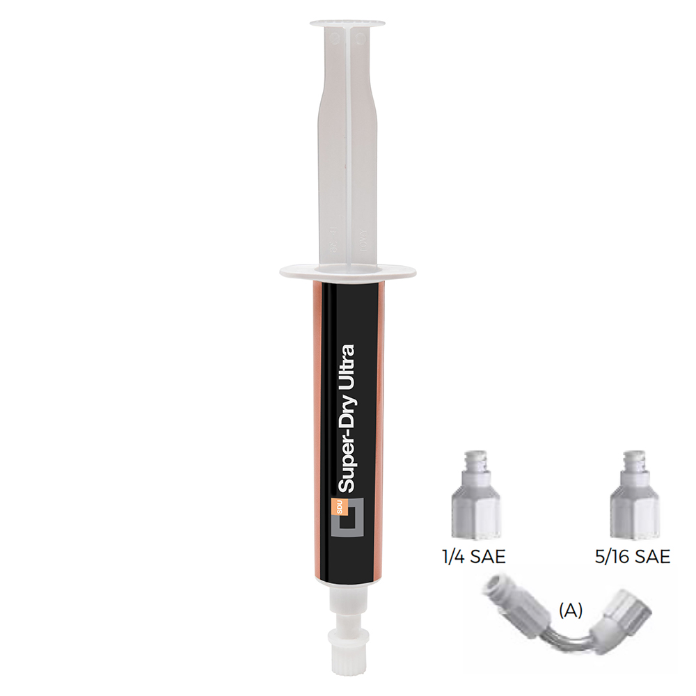 Dehydrating Additive + adapters 1/4 SAE and 5/16 SAE + Flexible Adapter - SUPER DRY ULTRA - Cartridge 6 ml - Package # 1 pc.