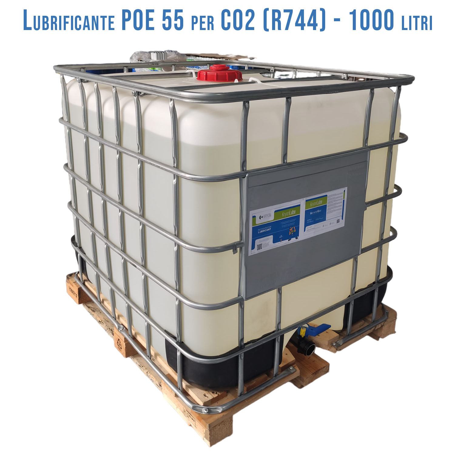 Lubrificante HVACR KryonLube POE 55 CO2 - polyol estere  - Cubo IBC 1000 lt.