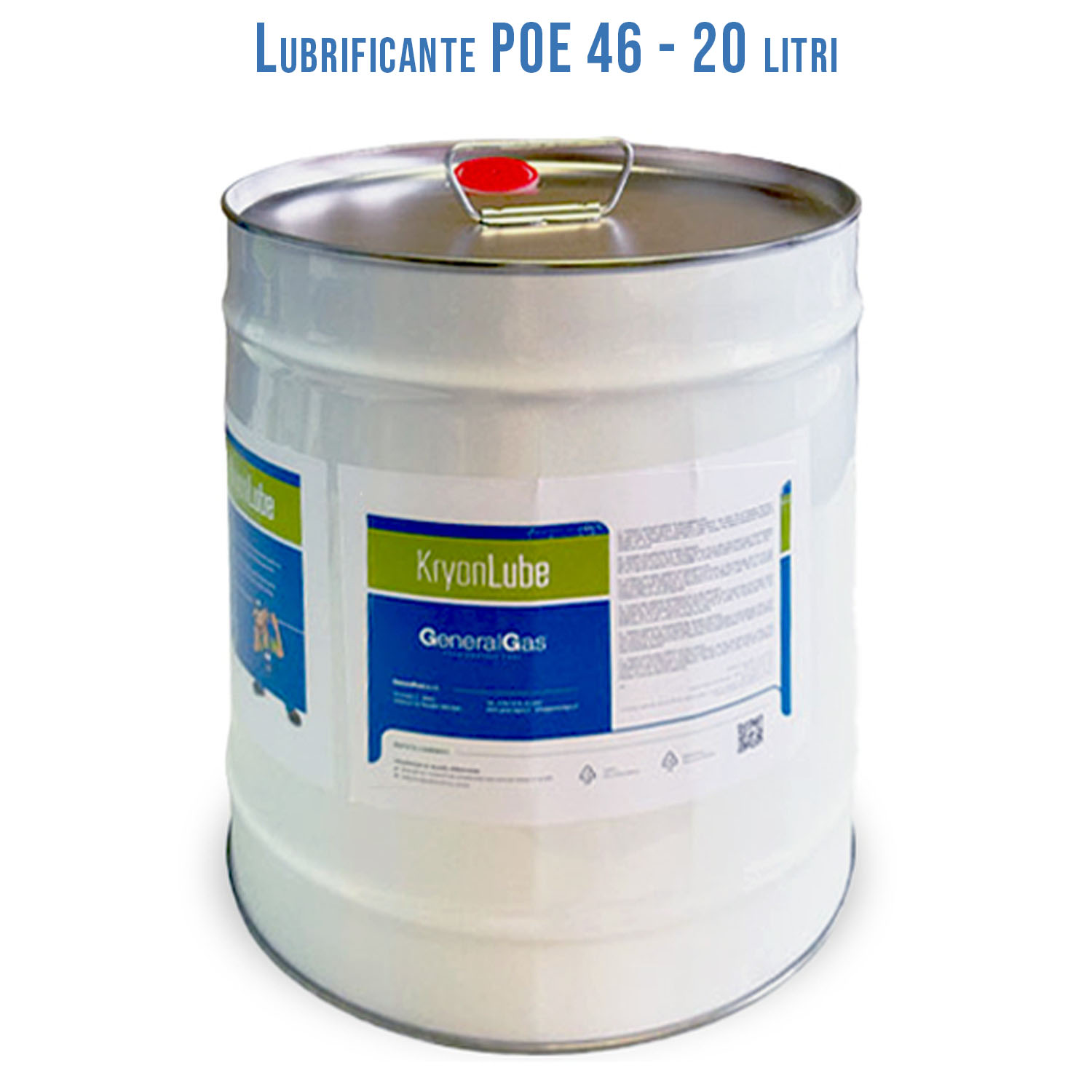 HVACR Lubricant KryonLube POE 46 - polyol ester - metal canister 20 lt.