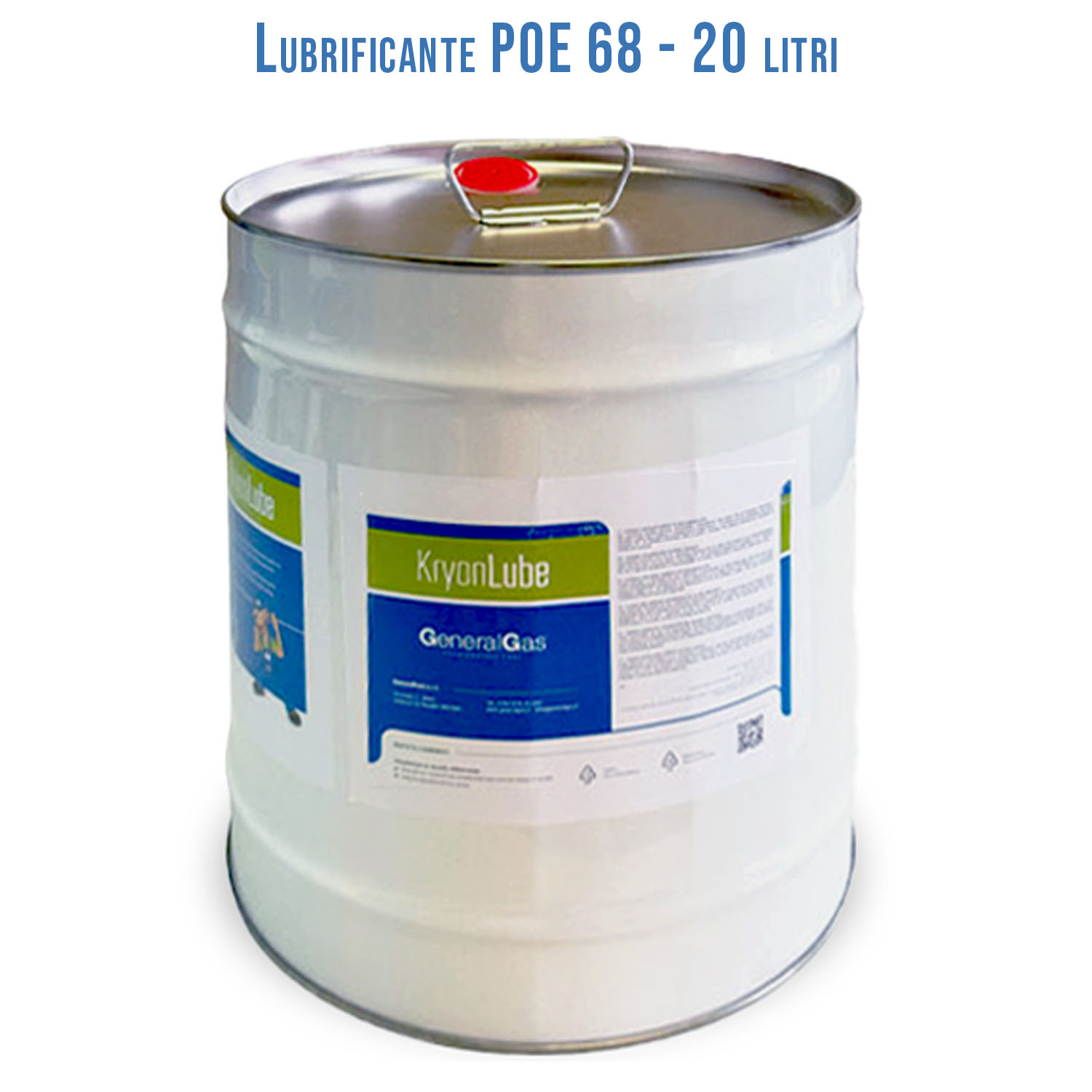 HVACR Lubricant KryonLube POE 68 - polyol ester - metal canister 20 lt.