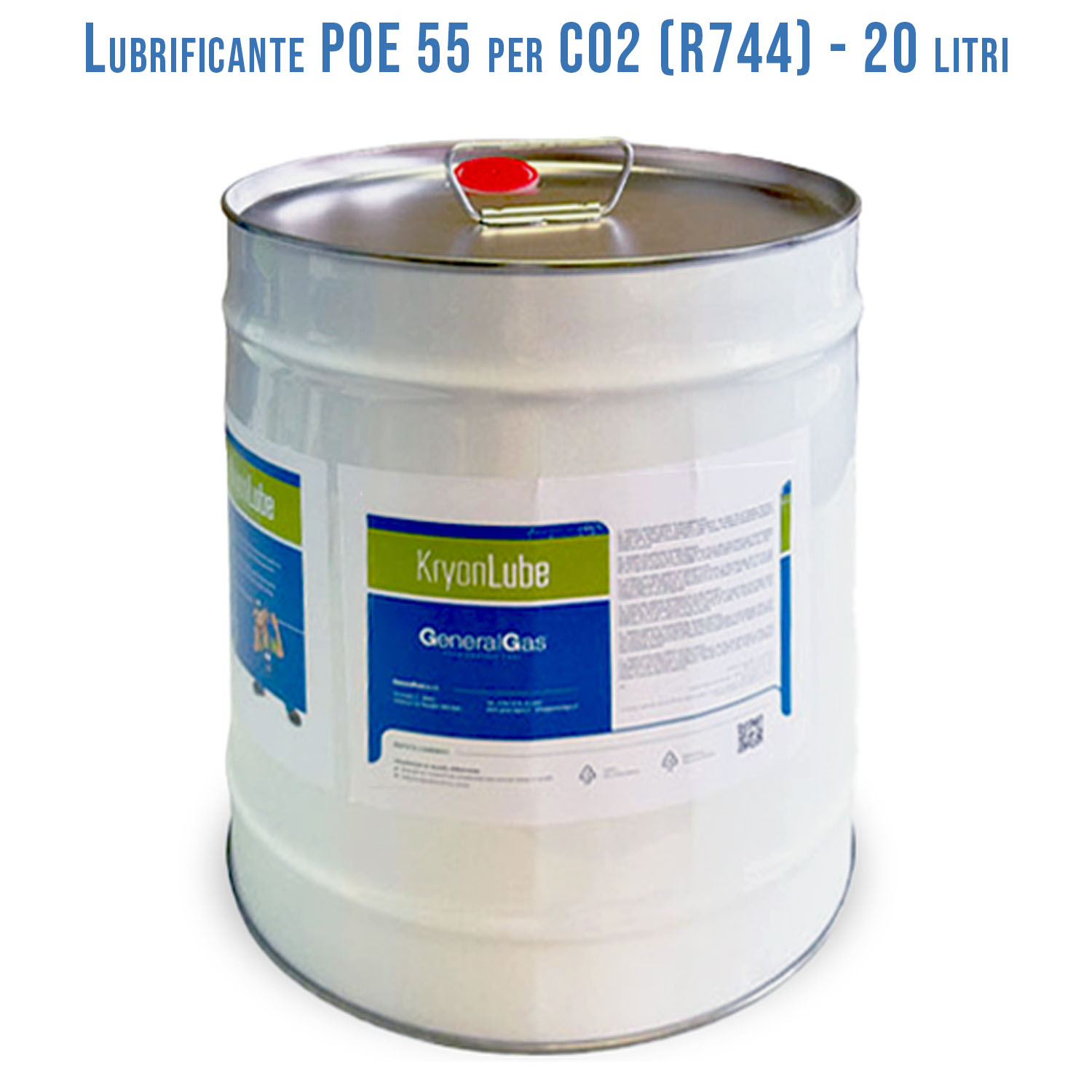 HVACR Lubricant KryonLube POE 55 CO2 - polyol ester - metal canister 20 lt.