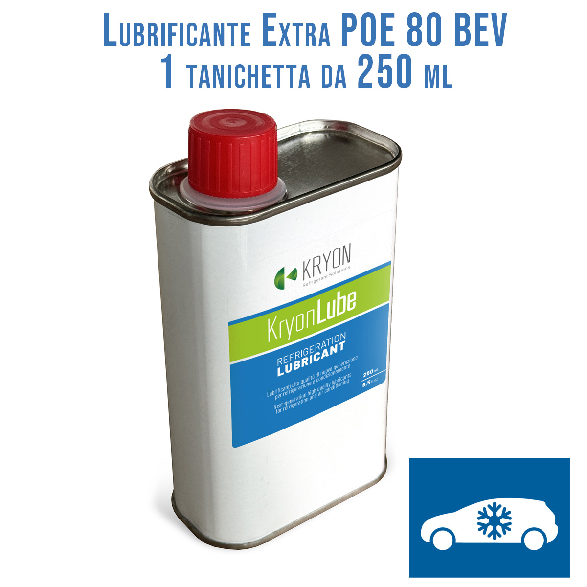 Lubrificante KryonLube EXTRA POE 80 BEV - Metal canister 250ml. 