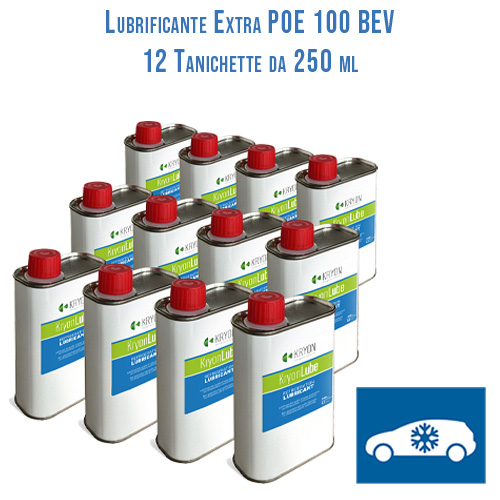 Lubrificante KryonLube EXTRA POE 100 BEV - 12pcs metal canisters 250ml. 