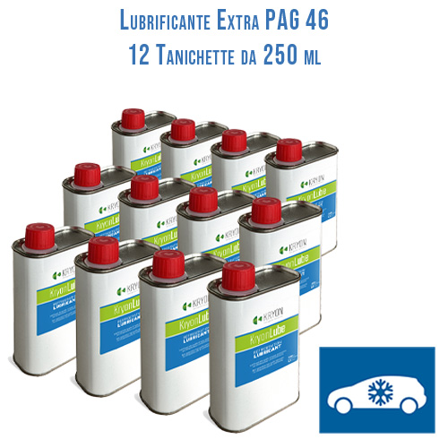 KryonLube EXTRA PAG 46 AUTO Lubricant - 12pcs metal canisters 250ml. 