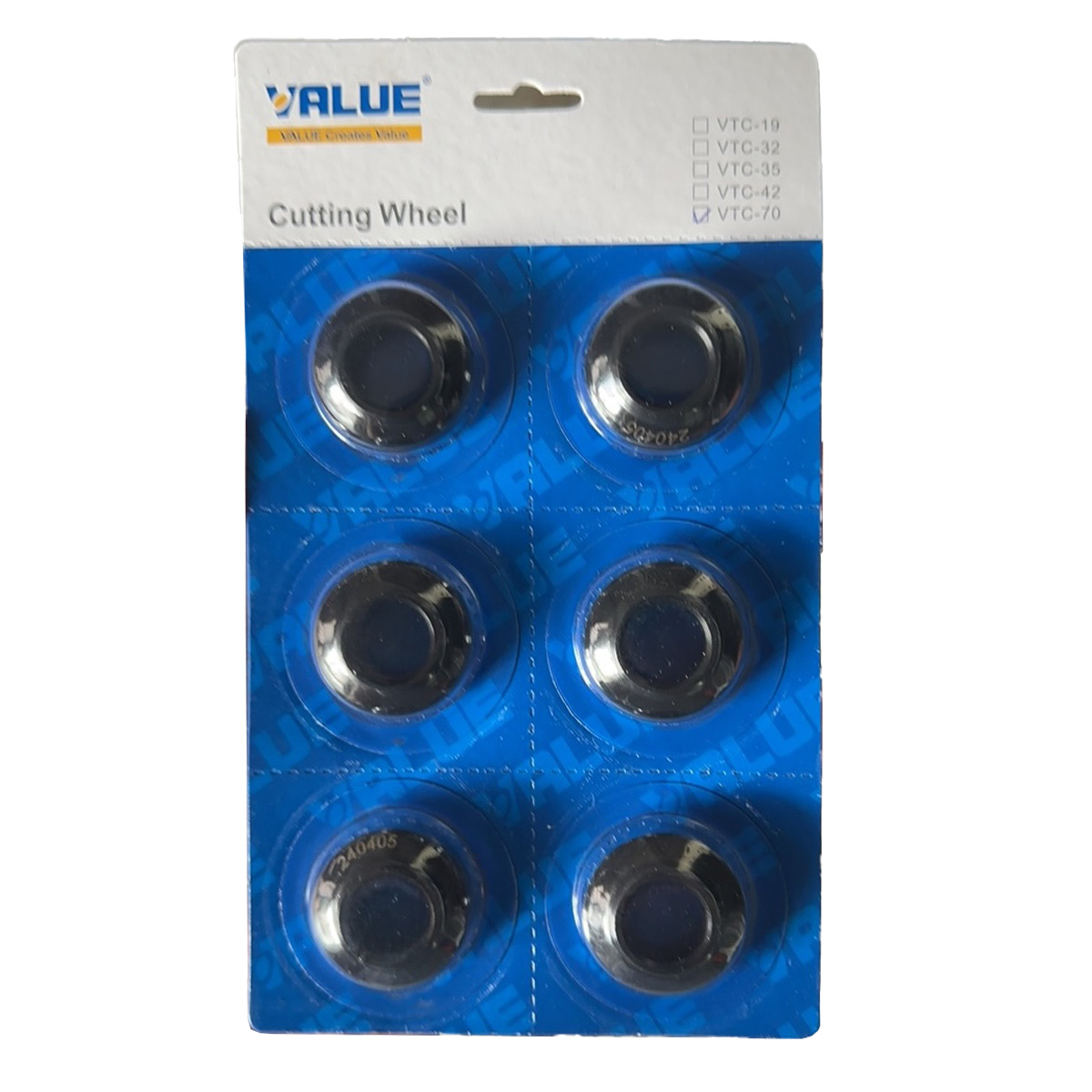 Spare blades for tube cutter VTC-70 (package with 6 blades) 